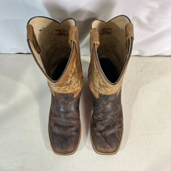 Cody James Square Toe Boots Child Youth Size 7.0 D Style BBSC1895 Leather Brown - Picture 5 of 16